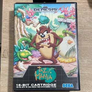 Taz-Mania (Sega Genesis, 1992) CIB COMPLETE